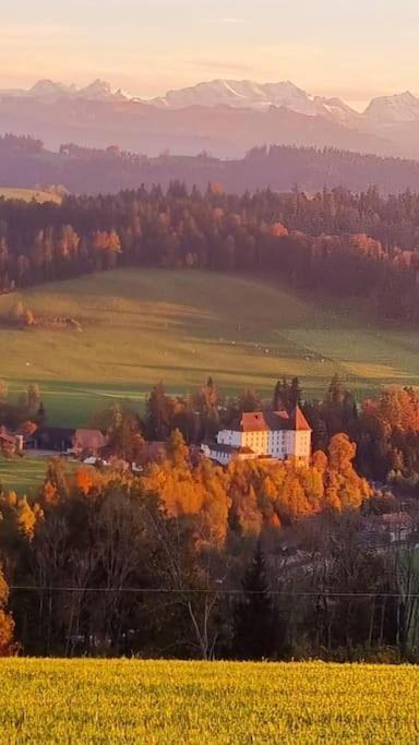 Ferienwohnung Auf Bauernhof Mit Hotpot Und Sauna Sumiswald Екстериор снимка